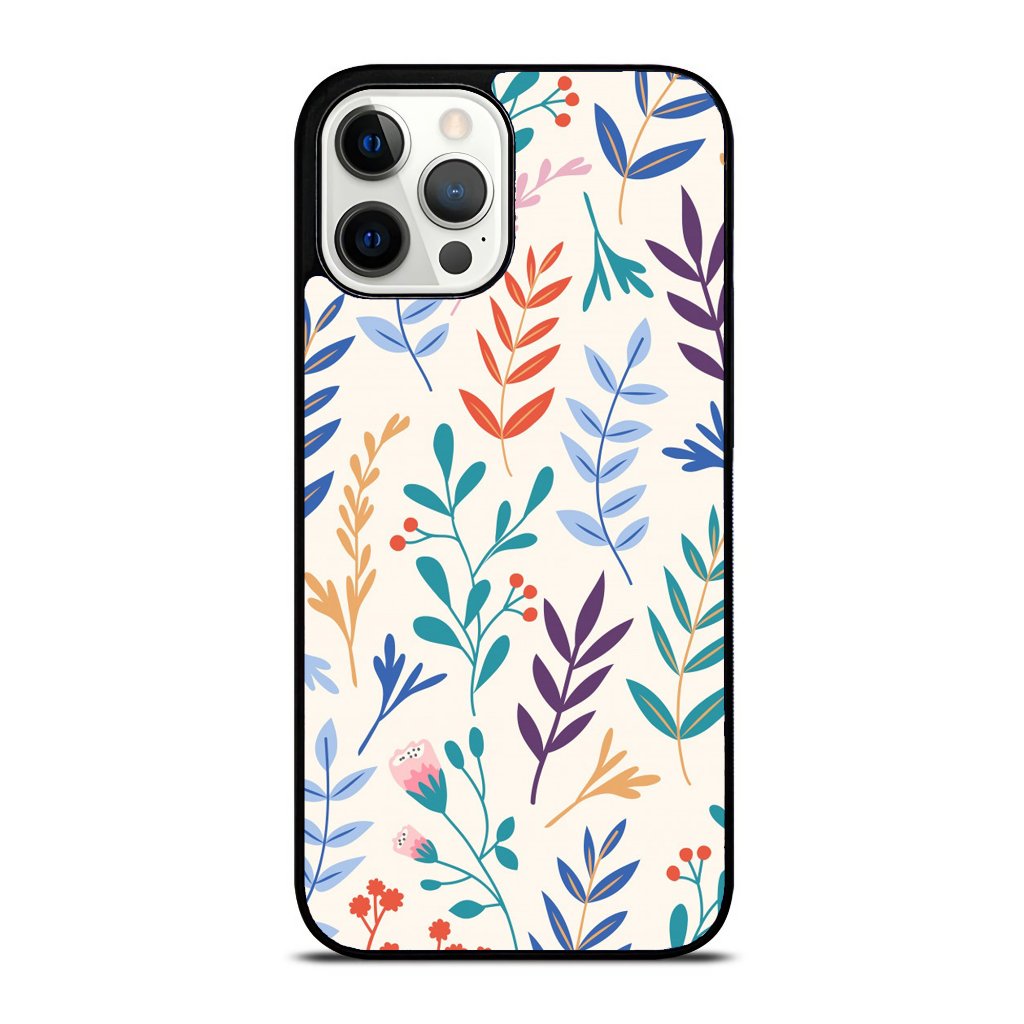 Boho Botanical Leaf Pattern Iphone Case